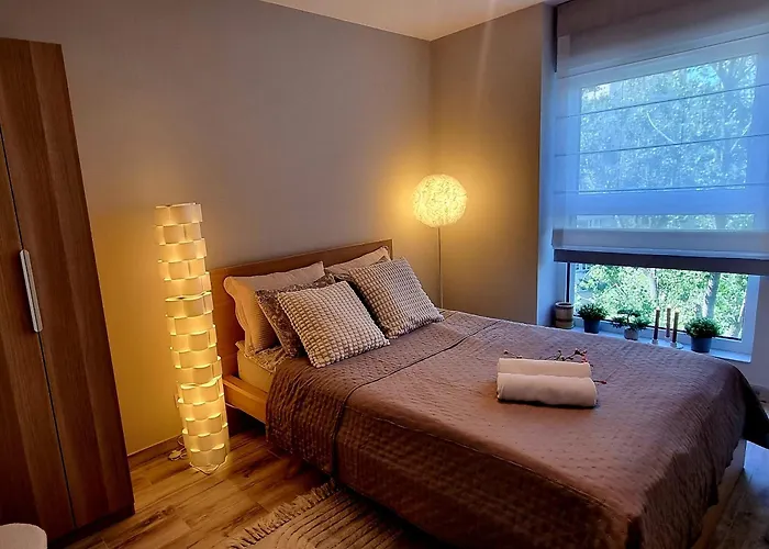 Apartamento Srebrna Ostoja 66-atlas Arena, Piotrkowska, Manufaktura, Parking Prywatny Łódź